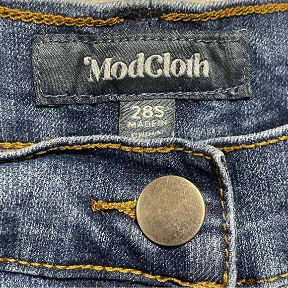 ModCloth Rainbow With Me Wide-Leg Jeans Size 28S - Picture 3 of 5